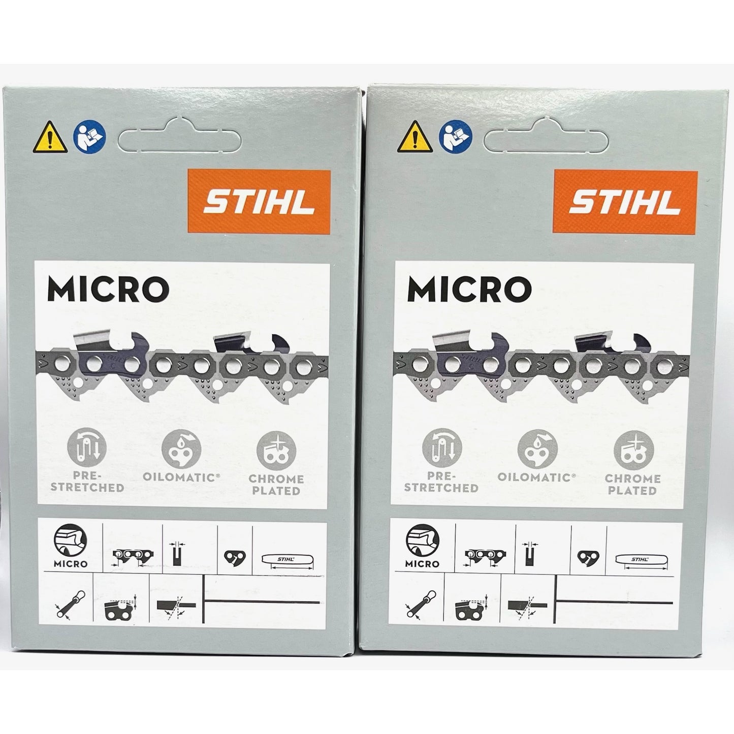 STIHL 3610 005 0055 Chainsaw Chain 61 Picco Micro Mini Comfort 3, 55 Drive Links, 3/8 Pitch, .043 Gauge, 16 inch.