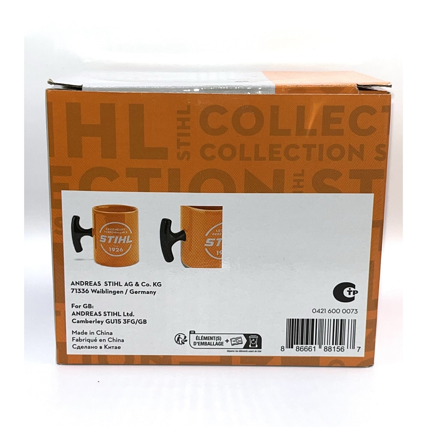 STIHL 0421 600 0073 Mug with Starter Handle – Legendary Performance Cup | 0.33L |