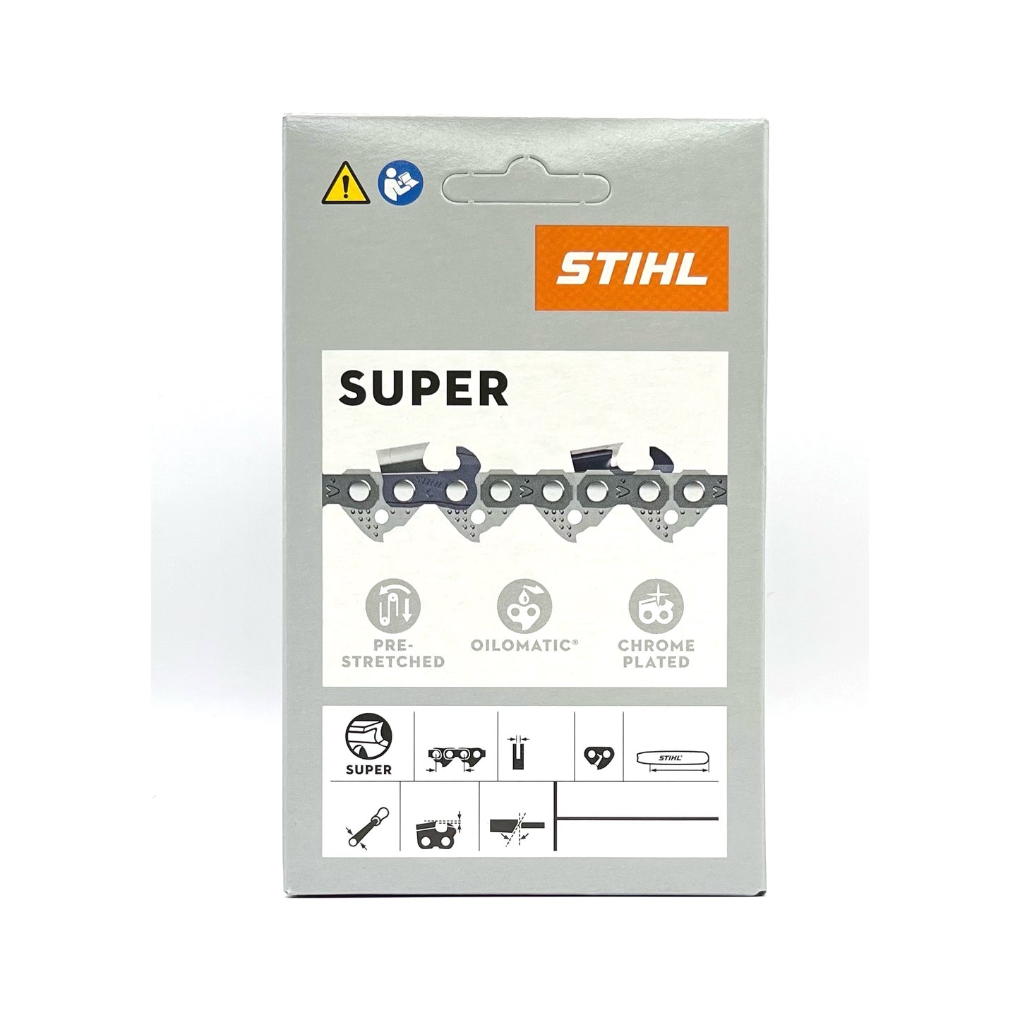 Łańcuch piły łańcuchowej STIHL 3639 005 0067, 26 ogniw napędowych Rapid Super 67, podziałka .325, grubość .063, 16 cali.