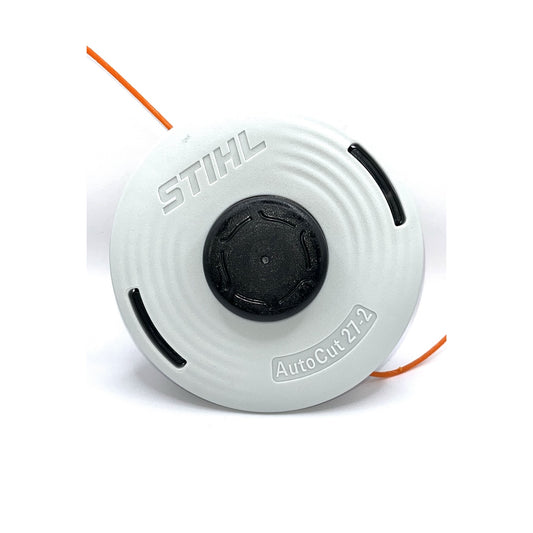 STIHL 4002 820 2302 AutoCut 27-2 Trimmer Head – Tap-and-Go Bump Feed Head for FS 55-260, FR 131 T, FSA 120/135 R – Fits M10 x 1 LH