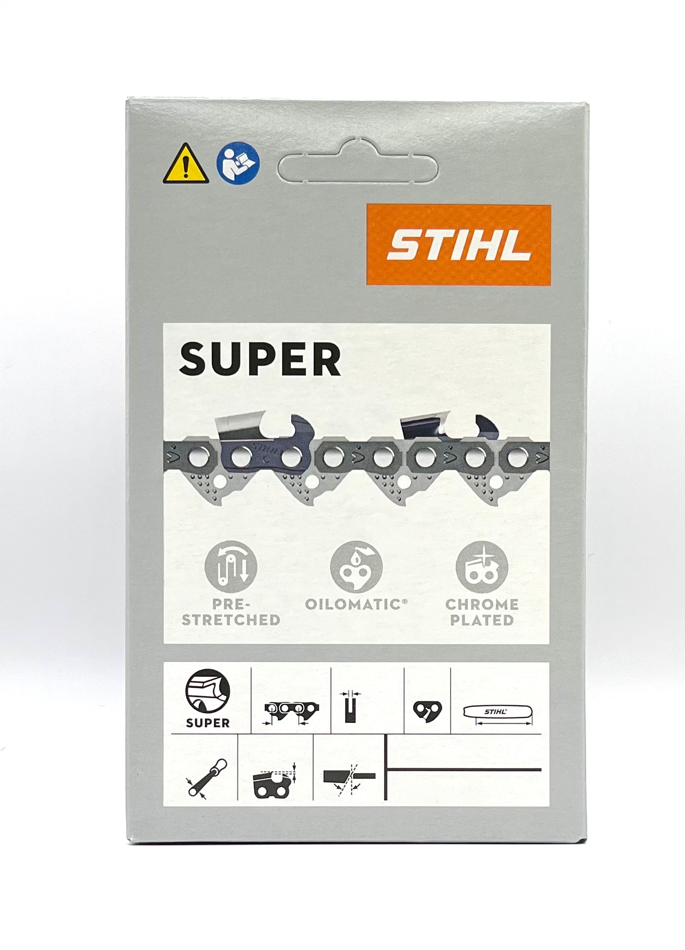 STIHL 3639 005 0081 Chainsaw Chain 26 Rapid Super 81 Drive Links, .325 Pitch, .063 Gauge, 20 inch.