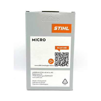 STIHL 3610 005 0050 Chainsaw Chain 61 Picco Micro Mini Comfort 3, 50 Drive Links, 3/8 Pitch, .043 Gauge, 14 inch.