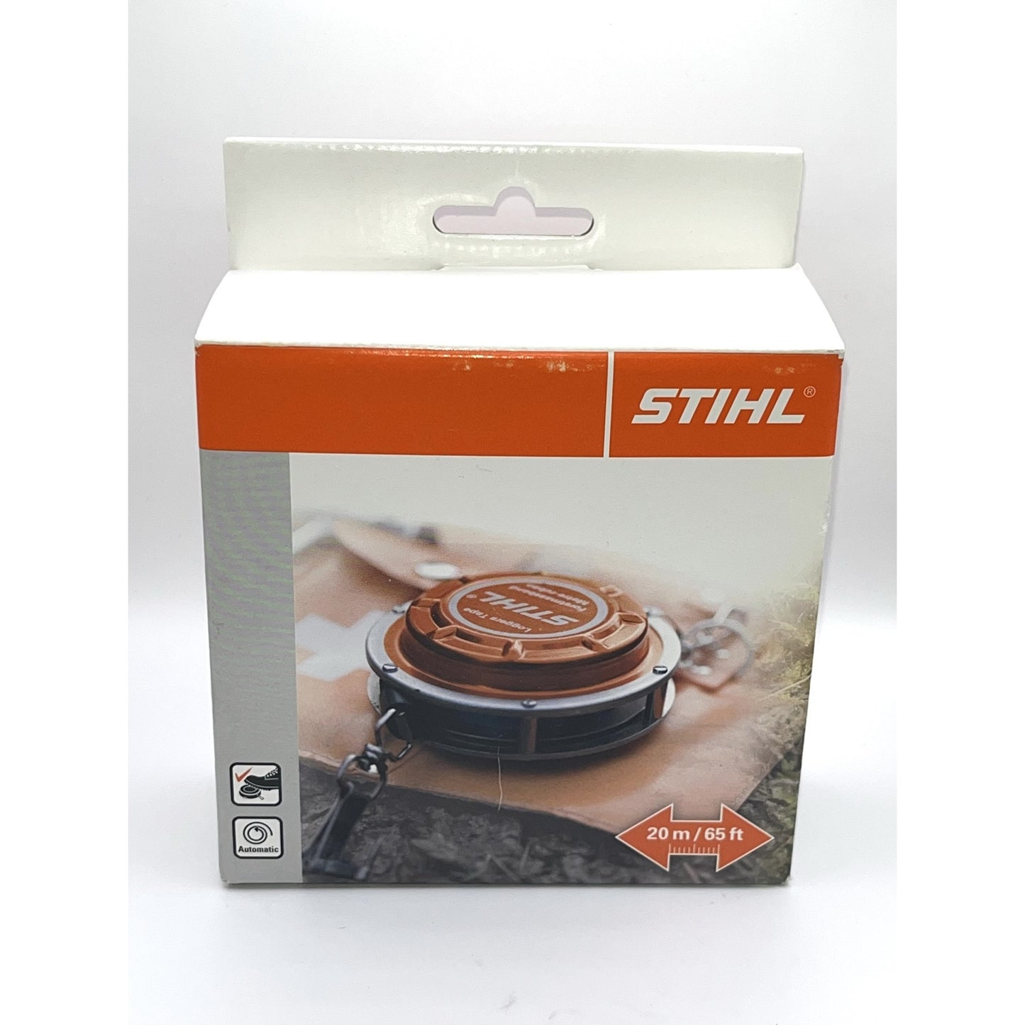 STIHL 0000 881 0804 Loggers Tape – 20 m / 65 ft | Durable Forestry Measuring Tape | Automatic Rewind