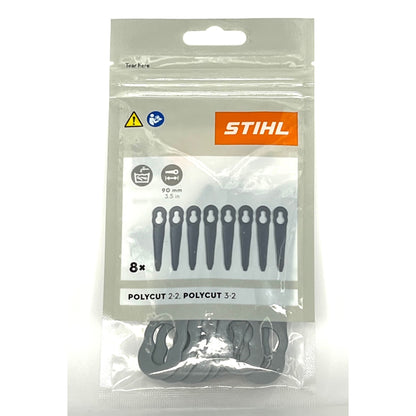 STIHL 4008 007 1000 PolyCut 2-2 Replacement Blades – 8-Pack