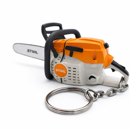 🎁 STIHL 0420 960 0003 Chainsaw Keyring with Realistic Battery Operated Sound Novelty (100% off)