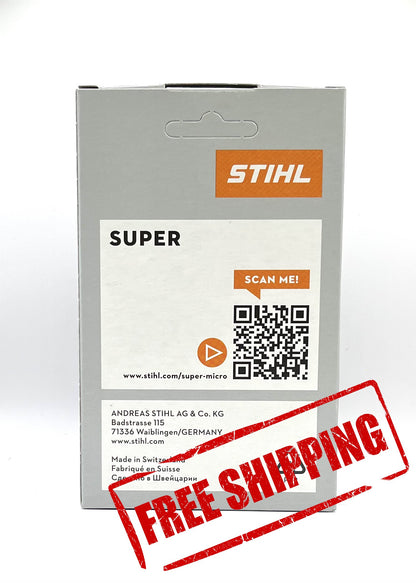 STIHL 3639 005 0068 Chainsaw Chain 26 Rapid Super 68 Drive Links, .325 Pitch, .063 Gauge, 18 inch.