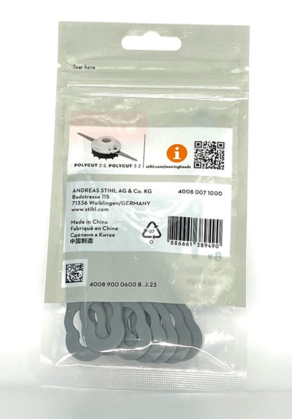 STIHL 4008 007 1000 PolyCut 2-2 Replacement Blades – 8-Pack